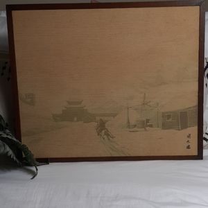 Textile batik oil painting ming win  original